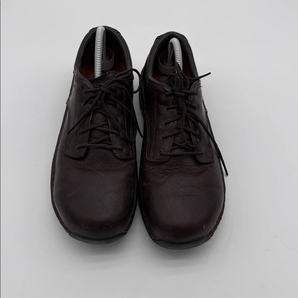 Red Wing Dark Brown Steel Toe Lace Up Oxford Work Shoes Men Size 8.5 BLEMISH